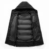 Plus Size Men's Mid-Length Thickened Winter Cotton Jacket