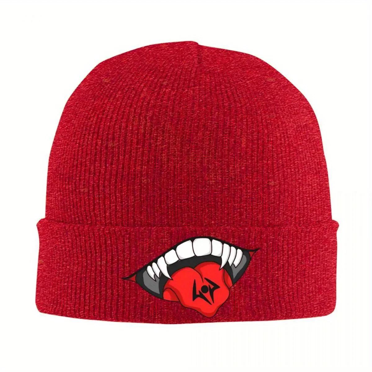 Jujutsu Sukuna Mouth Kaisen Knit Hat Beanie Winter Hat Warm Street Comic Anime Cap Unisex Women