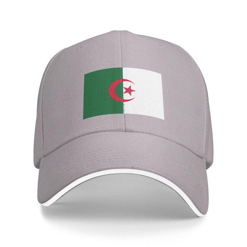 Custom Flag Of Algeria Baseball Cap Sun Protection Unisex Women's Adjustable Algerian Patriotic Dad Hat Autumn