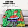 SpongeBob: Mr. Krabs Obsessed with Money–Wall of Banknotes Blanket Soft Multifunctional Decortive Universal Throw Blankets Gift