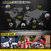 PowerZone Custom Team Motorcycle Graphic Decal Stickers Kit For SUZUKI RM250 2001-2012 RM125 250cc Name Number Custom