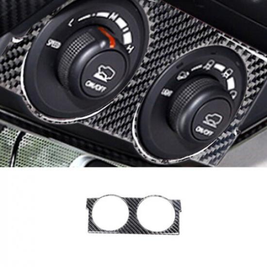 Carbon Fiber 4WD Four Wheel Drive Switch Cover Trim For Toyota 4Runner 2010-