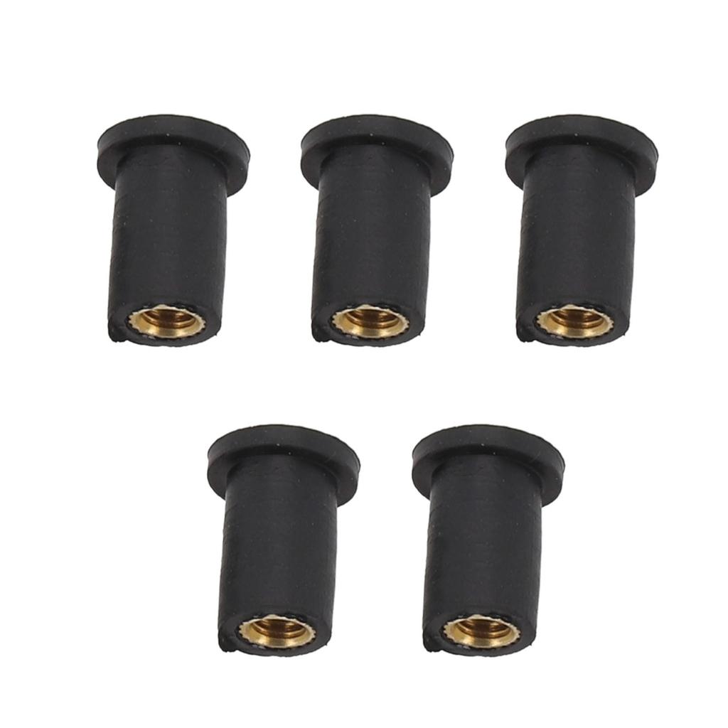 Motorcycle Windshield Rubber Nuts Mounting Vibration Damper