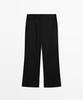 Masimodutti Crop Flare Pants