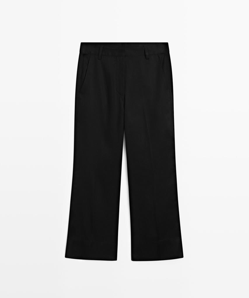 Masimodutti Crop Flare Pants