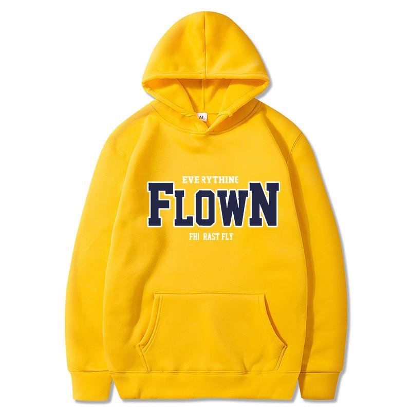 New Style Harajuku Retro Flown Printed Y2k Hoodie Sweater Men Women Hoodie Loose Bf Style Couple Long-Sleeved Pullover Clothing