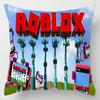 Game Roblox Cushion Pillow Hugging Pillow Case Roblox Anime Game Character Cartoon Printing Waist Pillow Cover Birthday Gifts