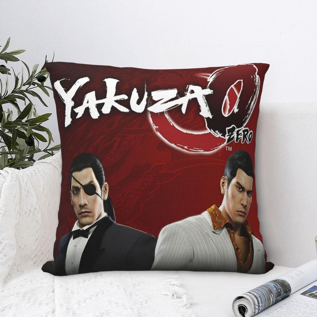 Yakuza Goro Majima Pillowcases Merch Soft Cushion Cover Throw Pillow Cover Car Decor Zipper Multi Size