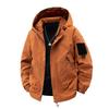 OO Solid Color Jacket Men's Loose Trend Sports Outdoor Waterproof Casual Hooded Jacket