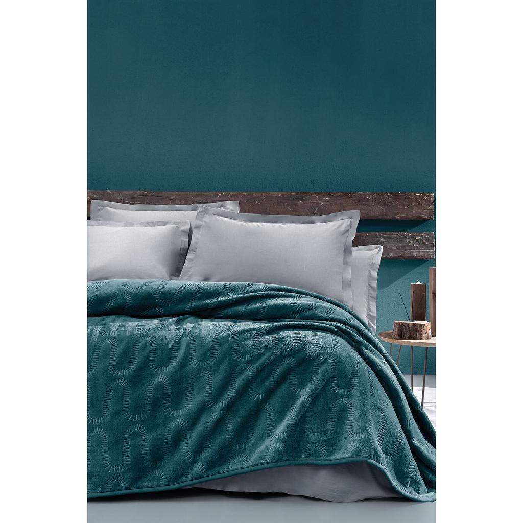 Tricia Double Emboss Decke – Dusty Rose