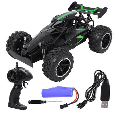 1/18 2.4G Autíčko na dálkové ovládání Hračka USB Nabíjení Dětské RC autíčko Hračka G03063R Zelená