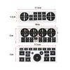 Car Interior Stickers For GM GMC Radio+ A/C Climate Control Button Decal Automobiles Motorcycles Button Repair Decoration Hot