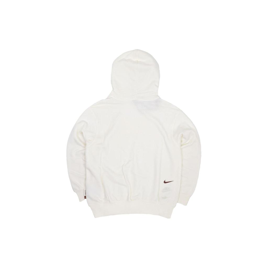 Nike Cny Series Letter Print Hooded Pullover Loose Sports Casual Sweatshirt Women Sweatshirt White HF1128-100