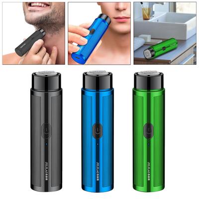 JLL055 Mini Electric Shaver Razor For Men Portable Rechargeable Car Shaver 2024 New Long Battery Life Rotary Cutter Head Beard Stubble Trimmer
