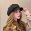 British Retro Octagonal Hat Korean Version All Match Face Showing Beret  Literary and Artistic Japanese Newsboy Hat