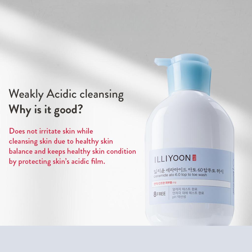 ILLIYOON Ceramide Ato 6.0 Topp til tå vask 500ml