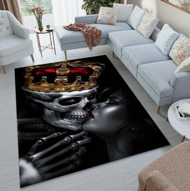 The Nightmare Before Christmas Print Mat Woonkamer Slaapkamer Keuken Decor Feestelijk Cadeau-idee Feestelijk Kamerkleed Kerst Decoratie 80*120cm