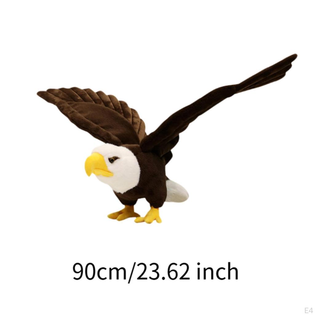 Bald Eagle Plush Toy for Kids, Soft Animal Doll Home Decoration