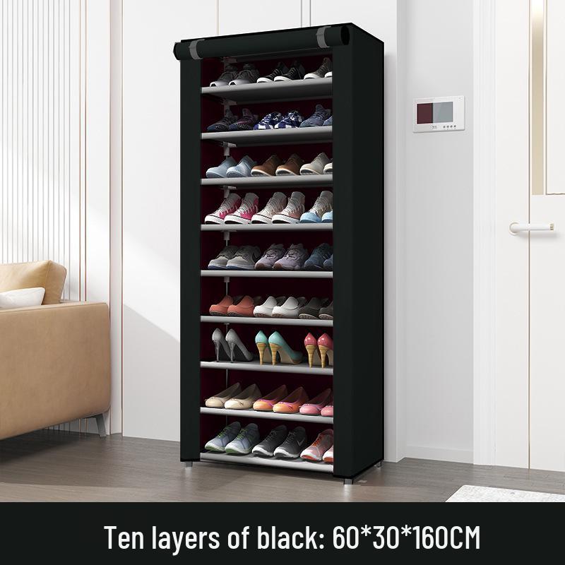 Multi-layer Dustproof Shoe Cabinet and Organizer for Home, Dormitory, or Hallway