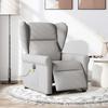 VidaXL Fauteuil de massage inclinable électrique gris nuage tissu 3303373