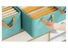 Steel Frame Large Capacity Foldable Storage Box for Toys, Clothes, Pants, and Wardrobe Organization