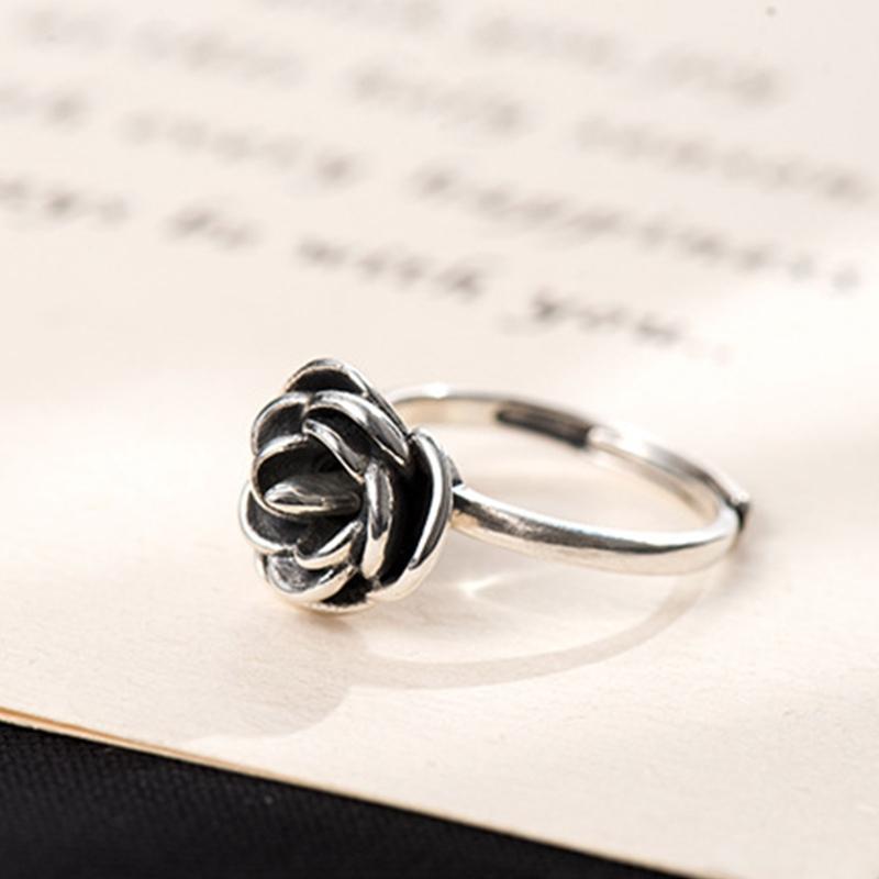 Self for Protection Ring Functional Hidden Cool Finger Ring Hip Hop Finger Rings for Men Women Dainty Rose Ring For Wome