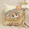 Cute U-umaru D-doma Anime Pillow Case Natural Linen Double-Sided Printing Sofa Home Decor Cushion Cover