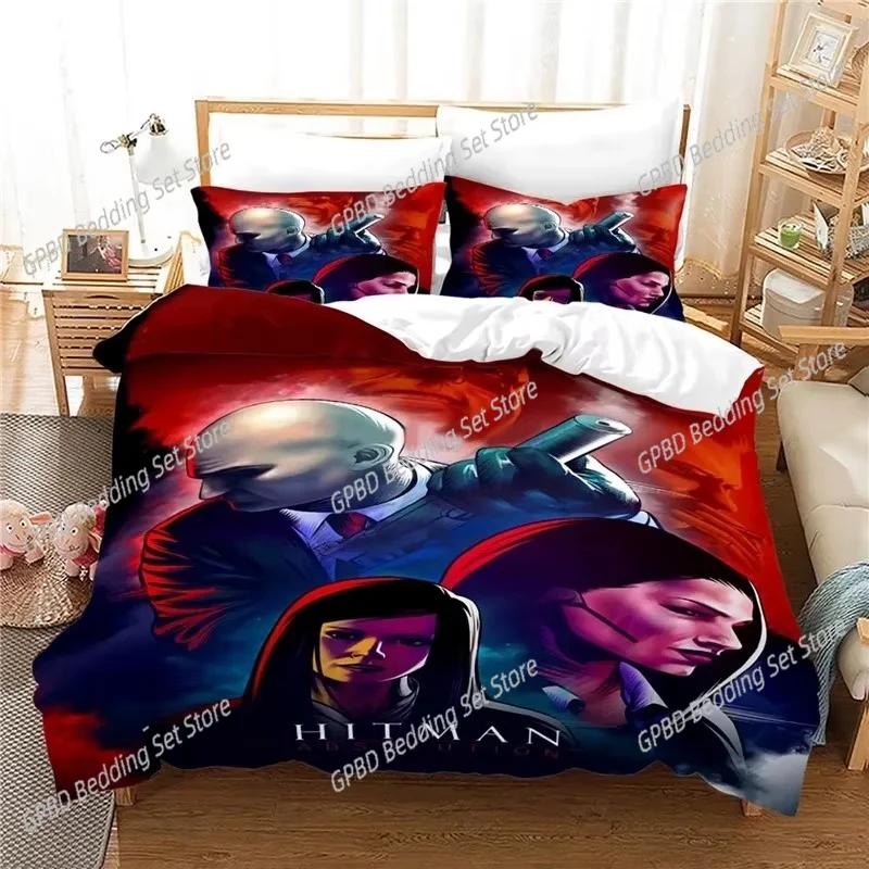 Comforter Game Hitman Killer Bedding Set For Bedroom Soft Modern S Comefortable Kids And