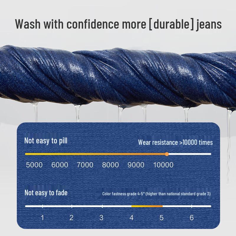 Men's Summer Cooling Lyocell Straight-Leg Jeans