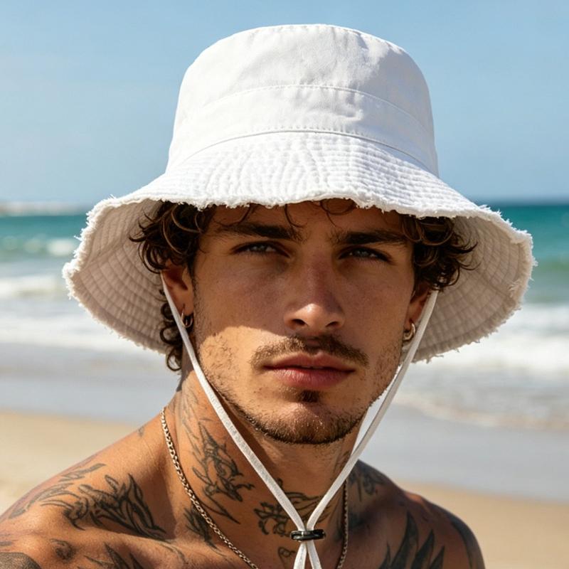 1 pezzo Cappello a secchiello a tesa larga tinta unita per donne uomini, Cappello da sole per esterni primavera estate, Berretto casual da viaggio