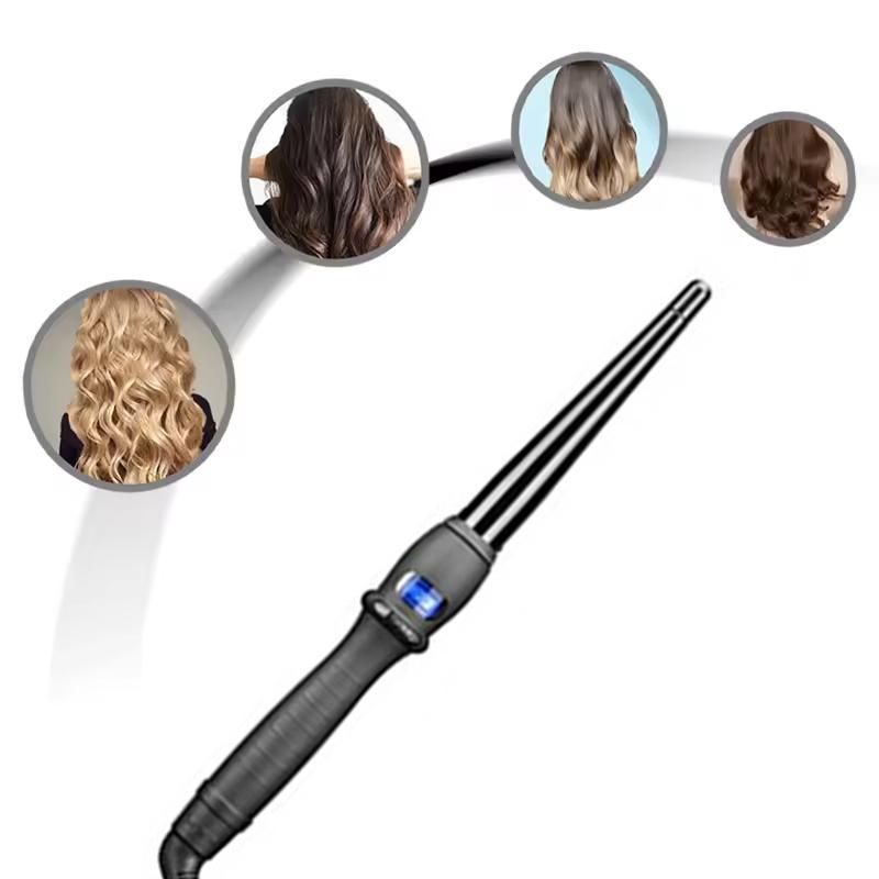 Professional Cone Shape Ceramic Hair Curler Iron Curling Wand Rollers Waver Styling Tools Style Quick Heat Electric Curly