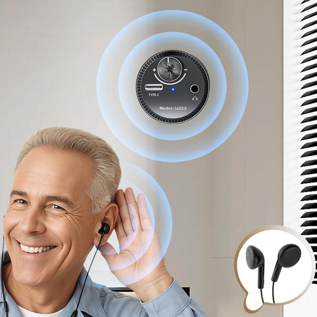 Rilevatori di Perdite d'Acqua per Dispositivo di Monitoraggio Domestico Rilevatore Acustico di Perdite Tubazioni a Muro per Casa Camera da Letto Seminterrato Cucina Cantiere