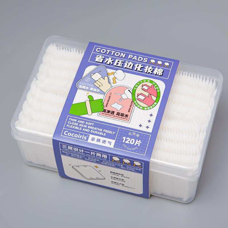 Eco-friendly Cotton Makeup Remover Pads: Thin, Breathable, Lint-Free, Skin-Friendly, Water-Saving, and Multi-Purpose Cleansing Towels