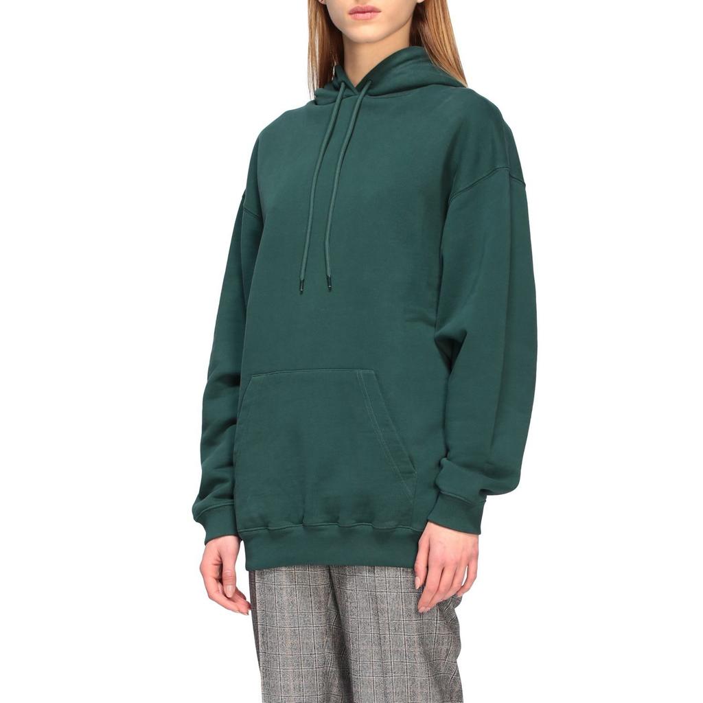 Balenciaga Logo Print Hoodie Green/White 570798THV793230