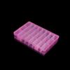 24 Grids Adjustable Plastic Jewelry Beads Accessories Storage Boxs Case Jewelry Display Beads Earring Making Organizer Container