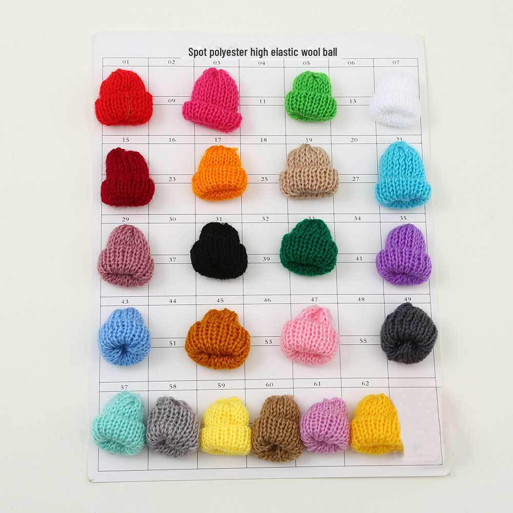 Mini pălărie din lână tricotată coreeană Accesorii pentru jucării DIY