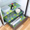 4Pcs Waterproof Refrigerator Liner Set Moisture-Proof Non-Slip Washable Reusable Eva Material Novel Lemon Pattern