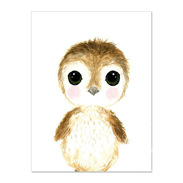 Zwierząt arkusze dekoracyjne obraz ścienny plakat artystyczny płótna dziecięce obrazy pokojowe do przedszkola dekoracyjne wydruki plakaty ścienne bez ramki