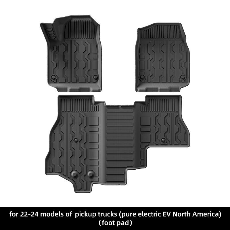 Eco-friendly TPE Floor Mats for 2022-2024 HUMMER Pickup GMC Hummer