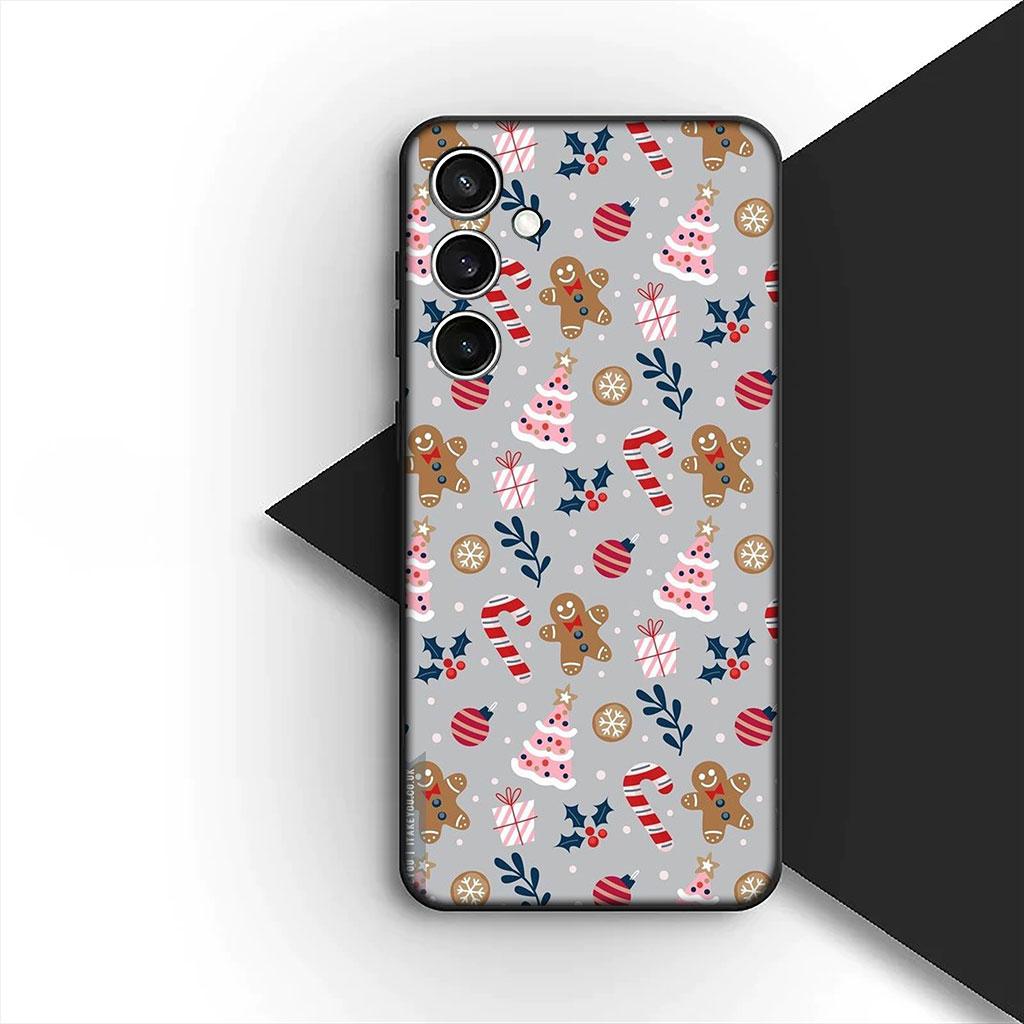 Snow Merry Christmas Tree Deer gift Silicone Phone Cover for Apple iPhone 17 Air 12 13 Pro Max Mini ProMax 7 + 8 Plus Soft Case