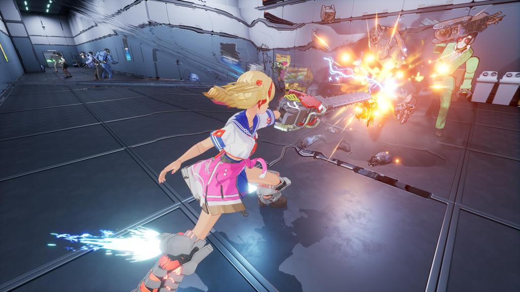 Zenshin Machine Girl Switch 2 Press Bonus code for Saki uniform included - [First Bonus] Akemi's "Oneechanbara ORIGIN"