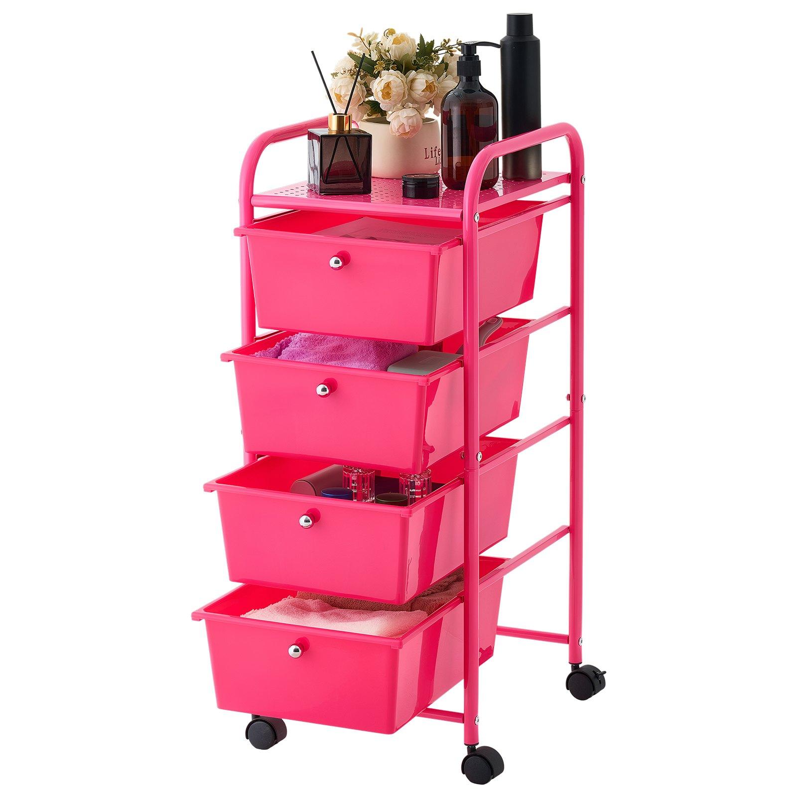 VEVOR Rolling Cart with Drawers, 4
