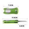 Herramienta de reparación de golf de acero inoxidable, navaja plegable, horquilla de golf, herramienta para putting green, ayuda para entrenamiento de golf, herramienta de aleación de lanzamiento