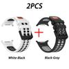 2 Stück Neues Silikon-Uhrenarmband für Samsung Galaxy Watch Ultra 2 1 Spezieller Anschluss Atmungsaktives Ersatzarmband Weich Wasserdicht