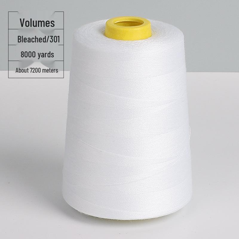 Black & White Household Sewing Thread Set with Needles - Fine Threads for Mending and Hand Sewing, Includes Needle and Thread Box.