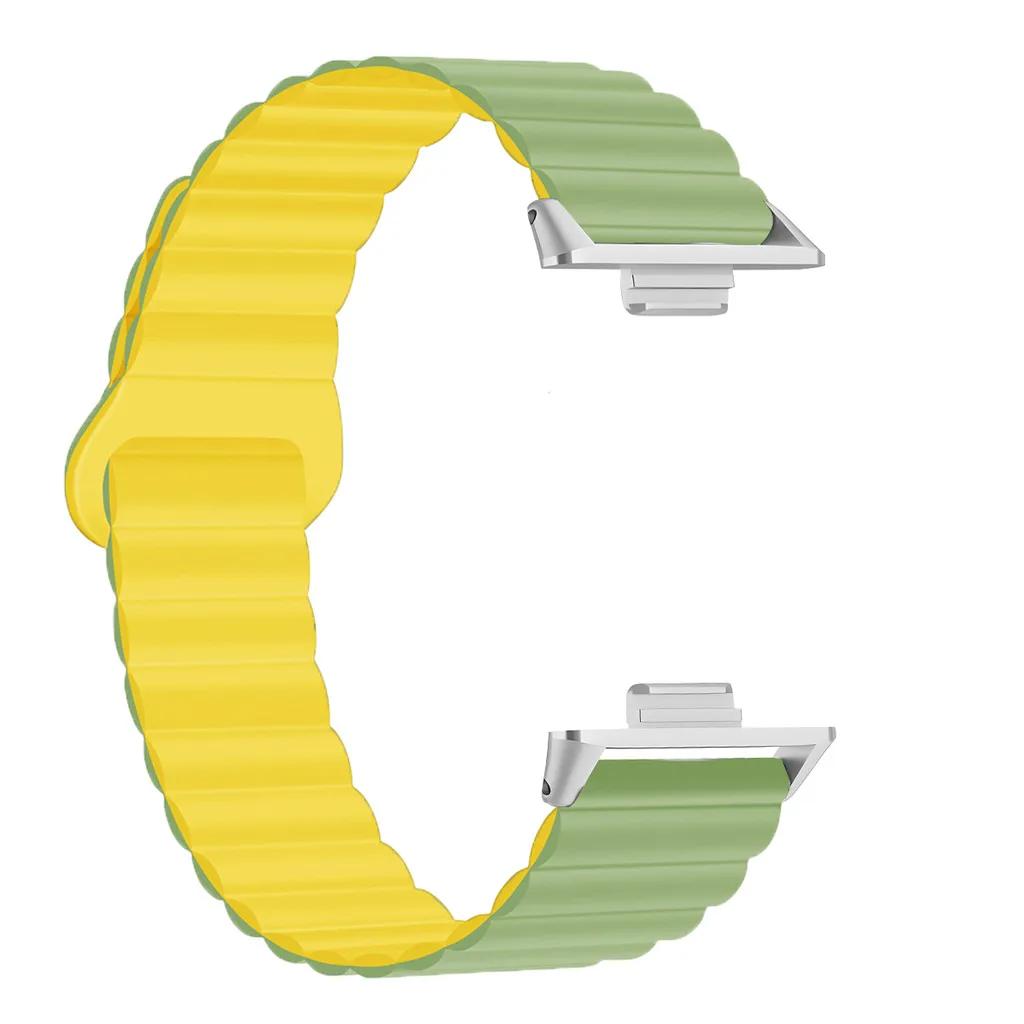 Silicone Strap For Huawei Watch Fit4 Magnetic Loop Band Watchband Correa Men Women Sport Bracelet For Huawei Fit3 2 Accessories