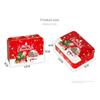 Square Christmas Box Metal Gift Packing New Candy Jar  Sugar