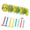 Wooden Caterpillar Color Matching Game Montessori Creative Toy Kid Fine Motor Skills Educational Toy Hand Eye Coordination Gifts