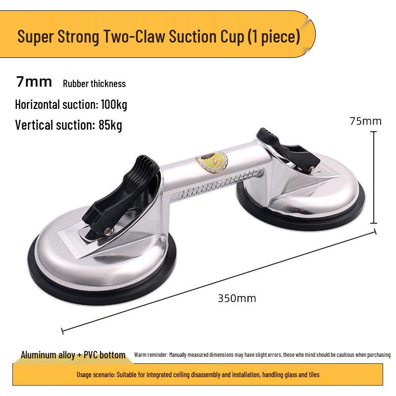 Heavy Duty Ceiling and Floor Tile Suction Lifter with Aluminum Buckle