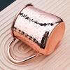New Durable Copper Moscow Mule Mug 550Ml Rose Gold Coppery Beer Mugs Metal Silver Coffee Cup Bar Drinkware